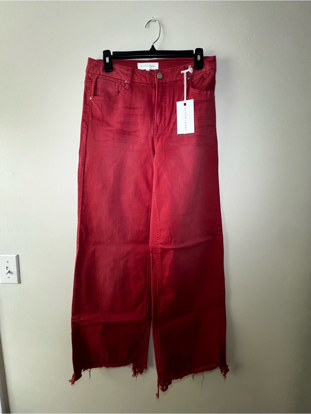 Risen Jeans High-Rise Wide Leg Women’s Jeans - In Color Brick